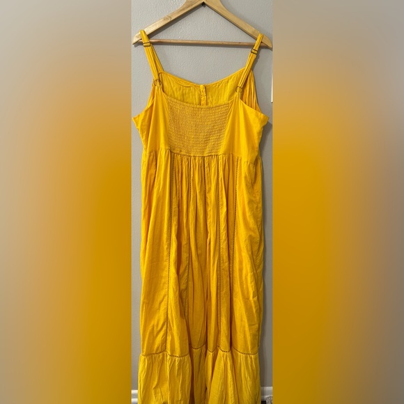 ✨ Anthropologie Maeve Arcadia Maxi Dress Yellow | Size 22W | EUC ✨ - Picture 7 of 13